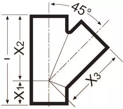 Тройник Китай SML Ду200х125 45° чугунный, безраструбный, коричневый