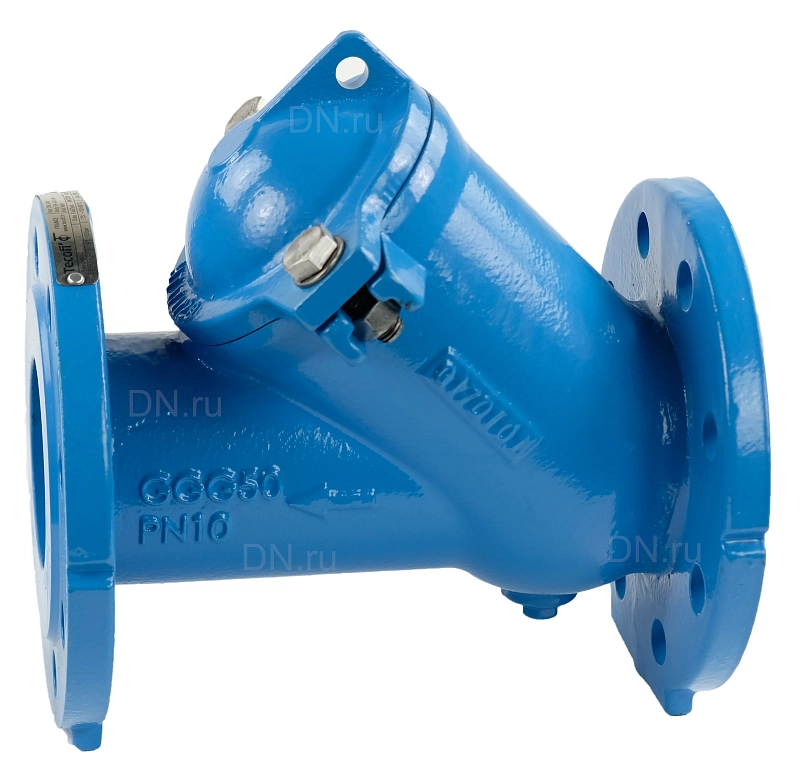 Клапан обратный Tecofi CBL-3240 Ду400 Ру10 фланцевый, шаровой, корпус - чугун, шар - сталь, уплотнение - NBR