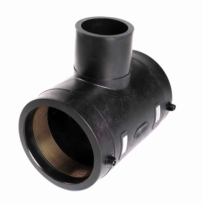 Тройник Smart Joint Дн160х110х160 Ру16 ПЭ100 электросварной редукционный SDR11, цвет - черный